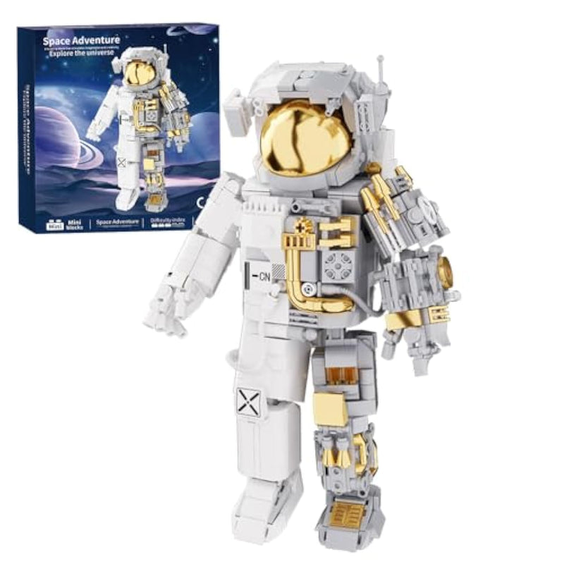Space Astronaut Building Block Toy - Ideal Gift For 6-14 Year Old Children - 880Pcs For Adult Space Astronaut Building Block Sets