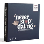 Never Stop Dating - The Ultimate Romantic Date Night Activity Game For Couples - Awesome Gift For Boyfriend, Girlfriend, Husband, Wife, Partner, Engagement Or Anniversary. Keep The Spark Alive!