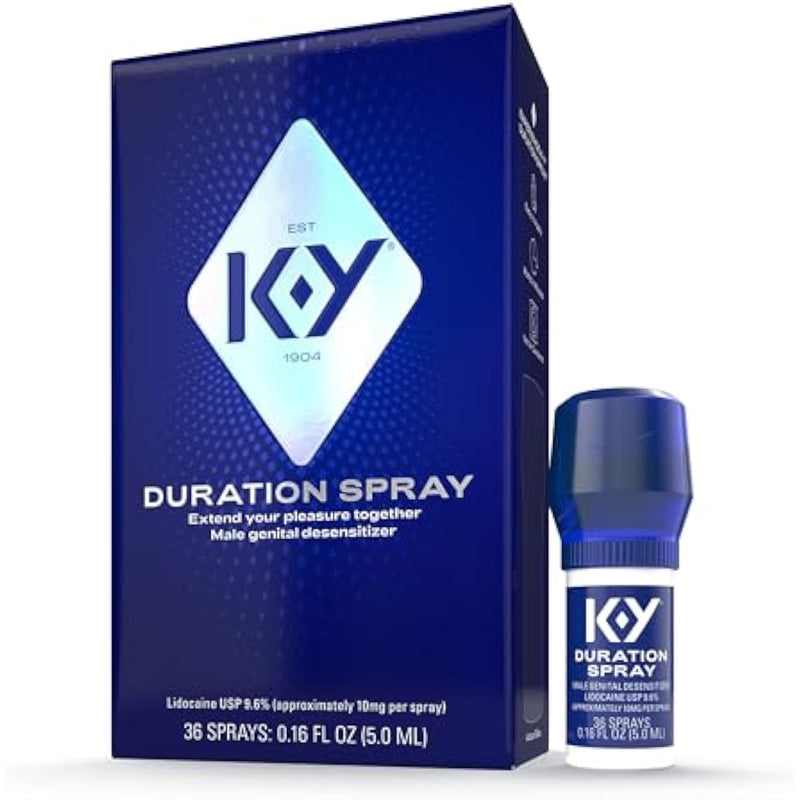 Duration Spray For Men, Male Genital Desensitizer Numbing Spray To Last Longer, 0.16 Fl Oz, 36 Sprays, Made With Lidocaine To Help Men Last Longer In Bed