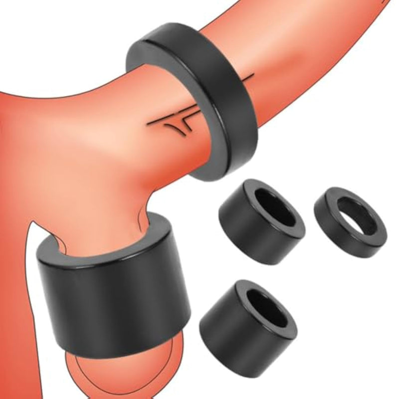 Male Erection Enhancing Sex Toy - Silicone Cock Ring for Men