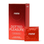 Ultra Thin&Dotted Pleasure Condoms, For Ultra Sensitivity, Natural Latex, Lubricated Condoms - 20 Count