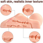Lifelike Sex Doll Male Masturbator - 3-In-1 Female Torso Love Doll With Big Boobs Tight Vaginal Anal, Easy To Carry, Adult Male Stroker Sex Toy For Men Pleasure Masturbation