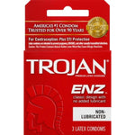 Trojans Non-Lubricated Condoms - 3 Ea/Pack, 1 Pack