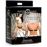 Strap & Ride Premium Strap-On Harness For Women, Men, & Couples, G-Spot Anal Prostate & Vagina Adult Toy, Strap-On Harness, Black. Dildo Not Included