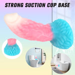 7.87" Unique Shaped Realistic Dildo,6.1" Insertion Length And 2.36" Diameter Dildo With Strong Suction Cup For Hands-Free Play, Body-Safe Liquid Silicone Anal Dildos For Vaginal G Spot