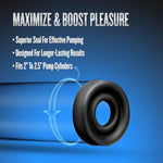 Performance Advanced Universal Silicone Penis Pump Cylinder Sleeve – Medium Size For 2" To 2.5" Cylinders, Maximum Seal For Optimal Pumping – Male Dick Pump Enhancer Accessory