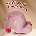 2.2" Thick Huge Uncut Dildo with Suction Realistic Dual Density Silicone