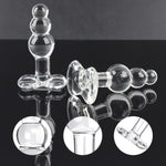 Glass Anal Plug, Crystal Glass Anal Plug,Anal Trainer, Crystal Butt Plug,Anal Expander Training Sex Toys Anal Masturbation Plug For Men Women Gay And Couples