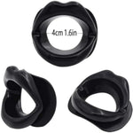 Sex Toys Gag Mouth Silicone Lips Mouth Ball Sm Ball Gag Fetish Ball Gag Sm Leather Bondage Restraints Fetish Slave Sex Toy For Beginners Couples
