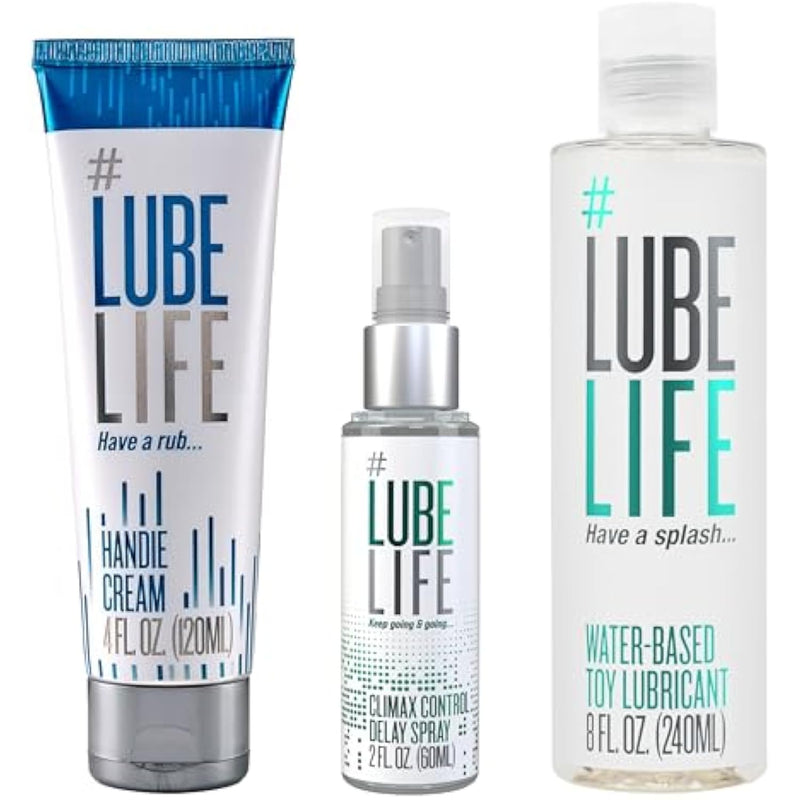 Treat Yo' Self Bundle, Made For Long Lasting Play With Handie Cream, Delay Spray And Toy Lube For Men And Couples