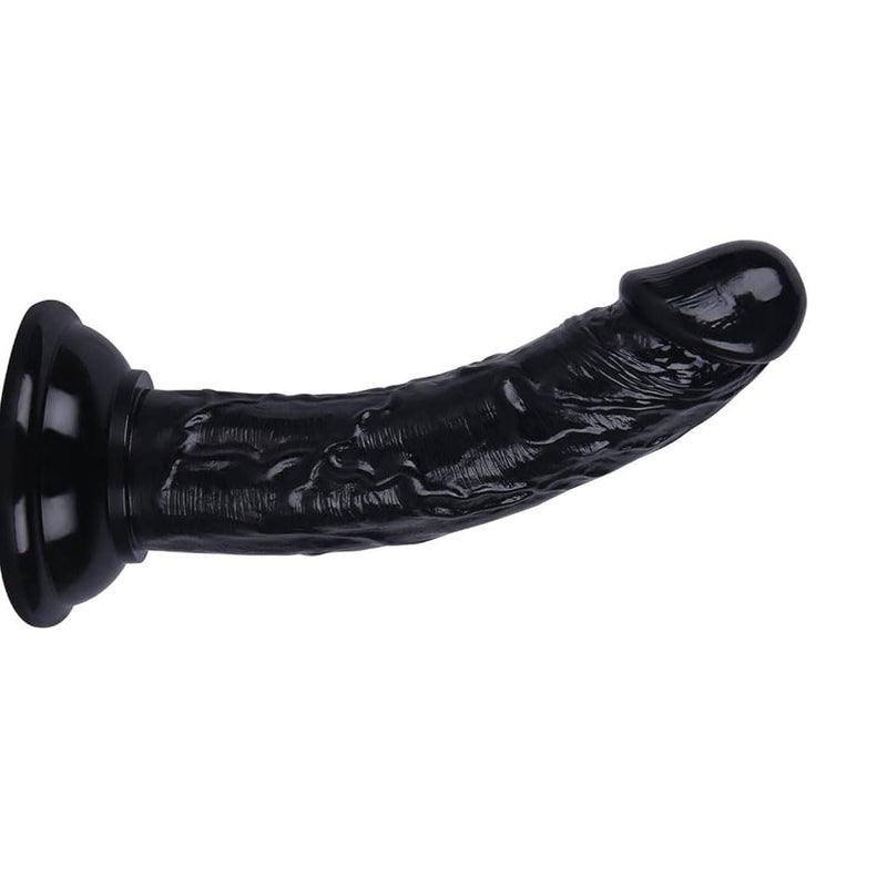 5.3 Inches Realistic Dildo, Sex Toys For G Spot Stimulator & Anal Dildos Lifelike Fake Penis For Women/Men/Gay (Black)