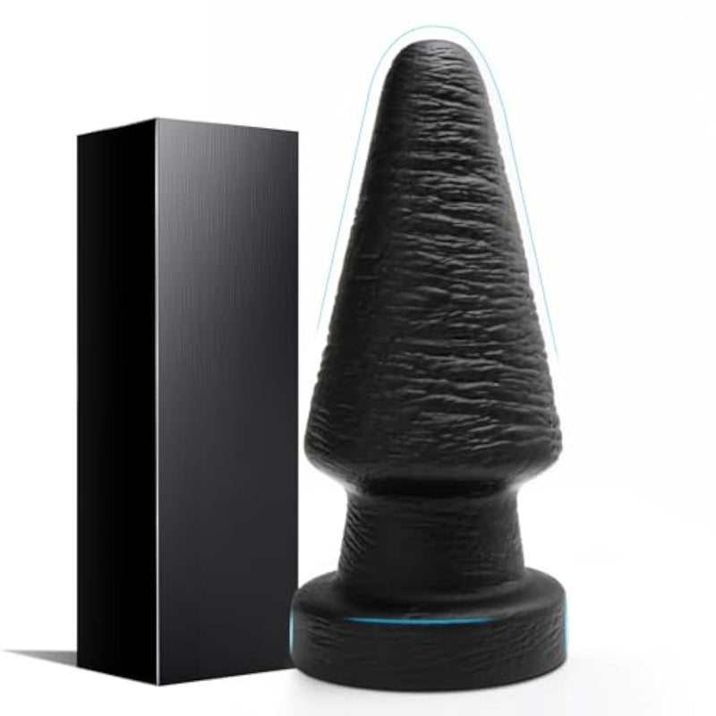 Anal Butt Plug Trainer,Thick Anal Butt Plugs Fat Anal Dildo Large Anal Toys Waterproof Butt Plugs,Huge Anal Plug Anus Dilator Textured Anal Sex Toys For Adult Women Men Advanced Anal Play(Fat)