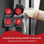 Money Shot Magic Squirting 9 Inch Dildo and Shoot It Bundle - Caucasian