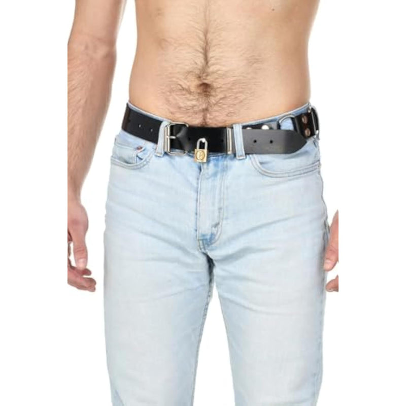 Heavy Rubber Bondage Belt (Xl/2Xl - 45" To 51" (114,5Cm To 129,5Cm))