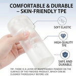 Extended Men's Penis Pump Magic Sleeve Butt Sleeve Length 6.1 Inch Vacuum Seal Kit Anal Sleeve Replacement Seal Cap 2.5 Inch Cylindrical Large Penis Pump Sleeve for Stronger