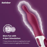 A-Mazing 1 Vibrator Sex Toy | Adult Toys For Women | Best A-Spot Stimulation Vibrator | Vibrating Sexual Pleasure Device | Stimulation Vibrators | Woman Sextoy (Berry)