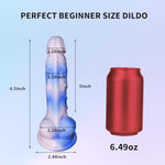 Beginner Small Fantasy Dildo, 6.5 Inch Mini Anal Dildo G-Spot Silicone Dildo Anal Plug With Strong Suction Cup. Soft Strap-On Dildo, Adult Sex Toys For Women, Men