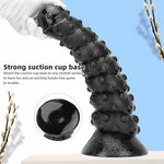 11.2 Inch Huge Anal Butt Plug, Thick Huge Anal Plug with Stimulating Texture Nubs, Anal Dilator Anal Trainer Prostate Massage Sex Toy with Strong Suction Cup for Men Women