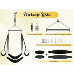 Bdsm Adult Sex Swing - 360 Degree Spinning Indoor Ceiling Sling With Adjustable Thigh Restraints, Premium Paint Stand Holds Up To 700Lbs, Plush Cushion Bondage Sex Toys For Men Women