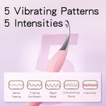 Pink-Necked Swan Female Vibrator Couple Sex Toys 10 Pleasure Modes Vibrating Stimulator With Two Vibration Heads Ultra-Long Life Waterproof Dildo Vibrator