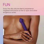FemmeFunn Diamond Textured Wand Vibrator, G-Spot, 21 Modes, Waterproof