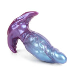 Alien Anal Plug With Anchor Base, Soft Silicone Penis Head Butt Plug, Waterproof Vibrant Colors Adult Sex Toys For Men And Women Perfect For Anal Play (Medium)