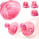Nipple Toys Women Sex Toys - 3In1 Rose Sex Toy Sex Machine With 10 Powerful Rotation Modes For Nipple Clitoral Stimulator Massager, Rechargeable Adult Toys For Women Couples Pleasure Reddish