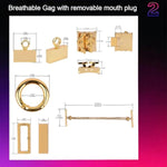 Breathable Silicone Bondage Ball Gag For Sex Games, Sex Toys Sm Gags For Bondage Restraints?Adjustable Strap Restraints Bdsm Sex Toy For Fetish Lover
