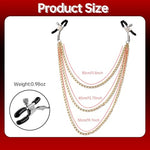 Nipple Clamps BDSM Bondage Sex Toys for Women, Nipple Toys BDSM Kit Toys Nipple Clips for Adult Play, Bondage Gear & Accessories Nipple Clamps Sensory Toys Woman Sex Accessories