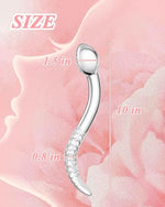 Glass Dildo - Pleasure Wand Double Dildo - G Spot Stimulation Massager for Anal and Vaginal Pleasure