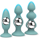 Anal Butt Plug Sex Toys - 3Pcs Premium Silicone Weighted Anal Plugs Anal Beads Anal Training Sets, Prostate Massager Female Male Anal Sex Toys, Anal Dildo Adult Sex Toys & Games, Sex Novelties