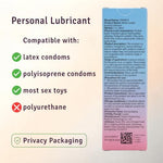 Water Based Lube, Moisturizing Lubricant for Privacy, Travel Size