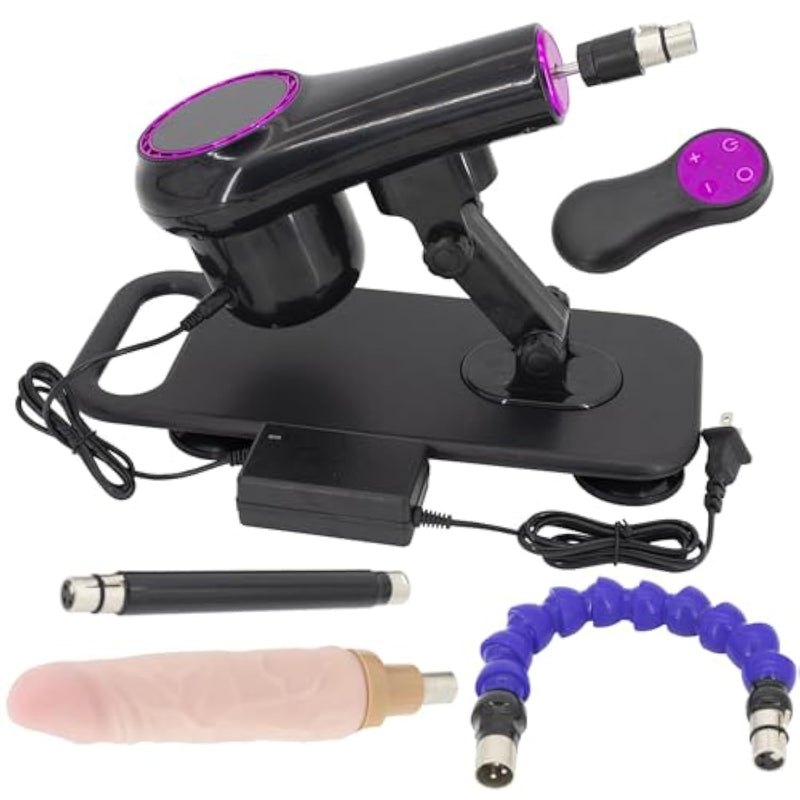 Mini Sex Machine Wireless Telescopic Linear Actuator Thrusting Machines For Women Dc Electric Motor Reciprocating Mechanism 3Xlr Connector More Attachments (3 Attachments)