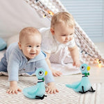 Don'T Let The Pigeon Drive The Bus Plush For Mo Willems Pigeon Books Series Pigeon Stuffed Animal, Book Characters Plush Gifts For Kids(Light Blue)