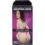 Doc Johnson Signature Strokers - Kristina Rose - ULTRASKYN Pocket Pal - Open-Ended Stroker - Ass, Vanilla