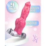 Extra Large Dog Shaped Sex Toy with Realistic Texture and Knot for Extreme Pleasure