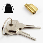 Titanium Pa Ring Locked Chastity Piercing Device with 5mm Lock Thickness