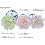 3 Pcs Metal Anus Plug Sex Toys With Beautiful Flower Buds, Anus Training Set, Anus Training Kit Adult Toys, Anal Dilator Prostate Massager Anal Sex Toys For Beginners, Men, Women And Couples