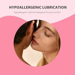 White Foam Sex Lubricant, Friction-Activated Liquid-to-Cream Personal Cum Lube for Women & Men, Smooth, Long-Lasting Formula with Natural Ingredients for Vaginal and Anal Use, 8 fl oz