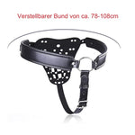 Chastity Belt Leather Chastity Pants Male Adjustable Penis Underwear With Key And Lock Sissy Penis Bondage Restraints Belts Adults Sex Toys