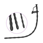 Sex Toy Urethral Probe Wand Silicone Penis Ring Urethral Sound Beads Hollow Urethral Plug Probe Urinary Dilator Urethra Masturbation Rod For Beginner(L)