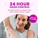 Acidified Deodorant Wipes - 45 ct, 2 pk (Cool Cucumber)