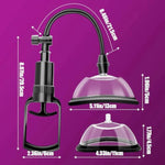 Pussy Pump Sex Toys, Clitoral Pumps Enhance Sensation, Enhance Female Sexual Pleasure, Adult Play Nipple Clitoral Stimulator Includes 2 Suction Cups, Vacuum Sex Pumps Promote Enhanced Couple Pleasure