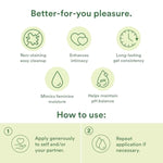 Hybrid Silicone & Water Based Lube, Premium Long Lasting Personal Lubricant With Hyaluronic Acid, Safe For Adult Toys & Condoms, Intimate Wellness Gel For Men & Women, 1.69 Oz (2-Pack)