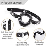 Open Mouth Gag Lips Erotic Toys, Oral Sex Gag Bondage Restraints, Adjustable Head Harness Ballgag Muzzles Restraints, Adult Mouth Gag Sex Toys Flirt For Men Women Couples