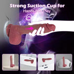 10 Inch Realistic Big Dildo Sex Toys, Large Lifelike Vibrating Dildos With Heating & 9 Vibrations 3 Thrusts For Anal G Spot Stimulation, Strap On G Spot Penis For Advanced Women Men Couple Sexual