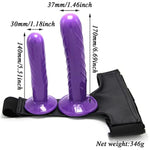 Strap-On Dildos For Women Anal G-Spot Stimulation Prostate Massager Adult Sex Toys Couple Lesbian Adjustable Harness Strapless Strap On 2 Realistic Dildos
