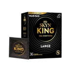 King Large Non-Latex Condoms, 36 Count – Comfortable Fit