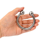 Adult Sex Toy Metal Open Penis Delay Ring Sm Male And Female Training Bondage Cock Ring Penis Ring For Men Exercise Enhancement
