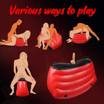 Sex Sofa Inflatable Sex Chair,Sex Position Aid Cushion With A Suction-Cup Dildo For Sex Position,Dual Stimulator Sex Toy,Sex Bondage Chair With Sex Toy Mount For Women Couples Adult